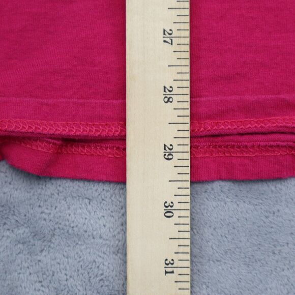 Gopher Shirt Womens L Pink Short Sleeve Collared Graphic Print Casual Outwear - Picture 6 of 15